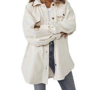 Free People Cream Ruby Jacket